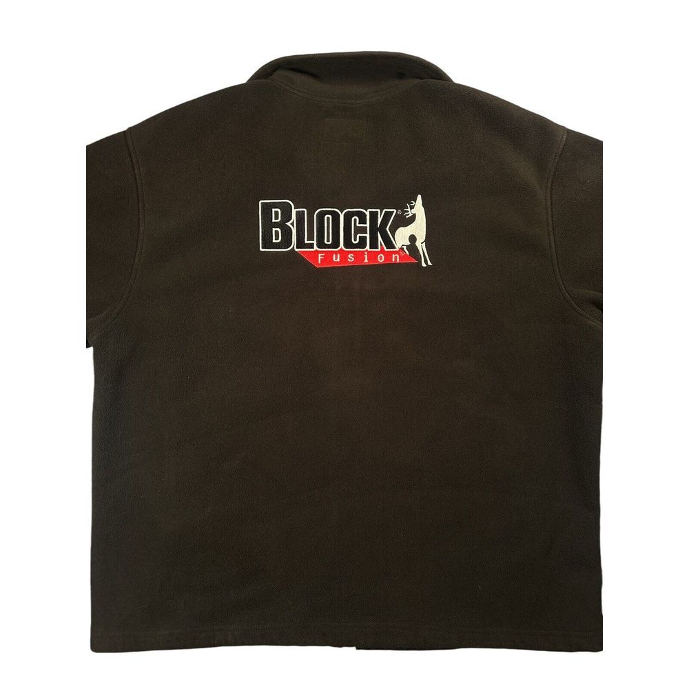 Rage Broadhead Block Fusion Jacket Fleece Hunting Bowhunter Men Sz L Heavy Poly‎ - Picture 5 of 12